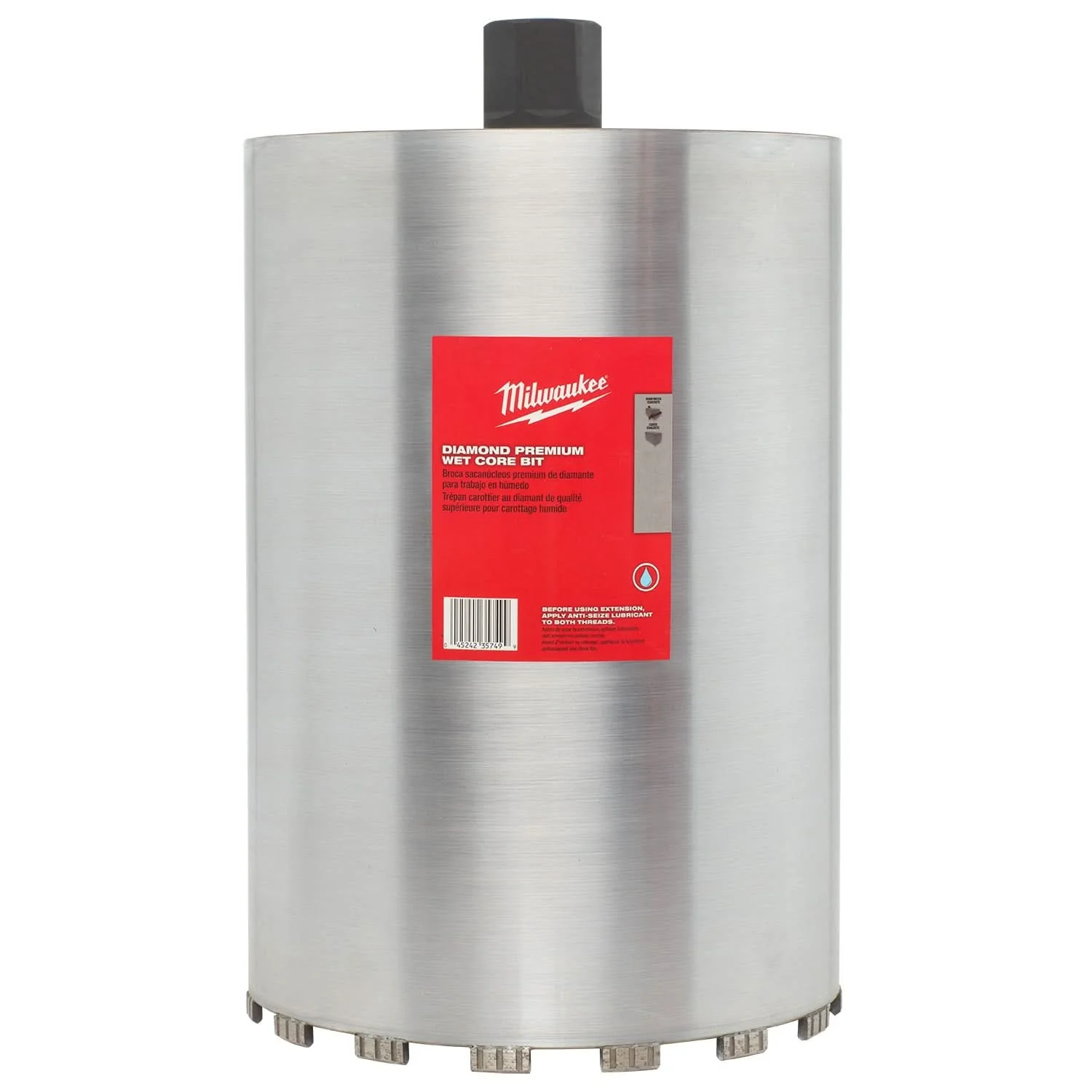 Milwaukee 48-17-3090 9" Diamond Premium Wet Core Bit - Image 1