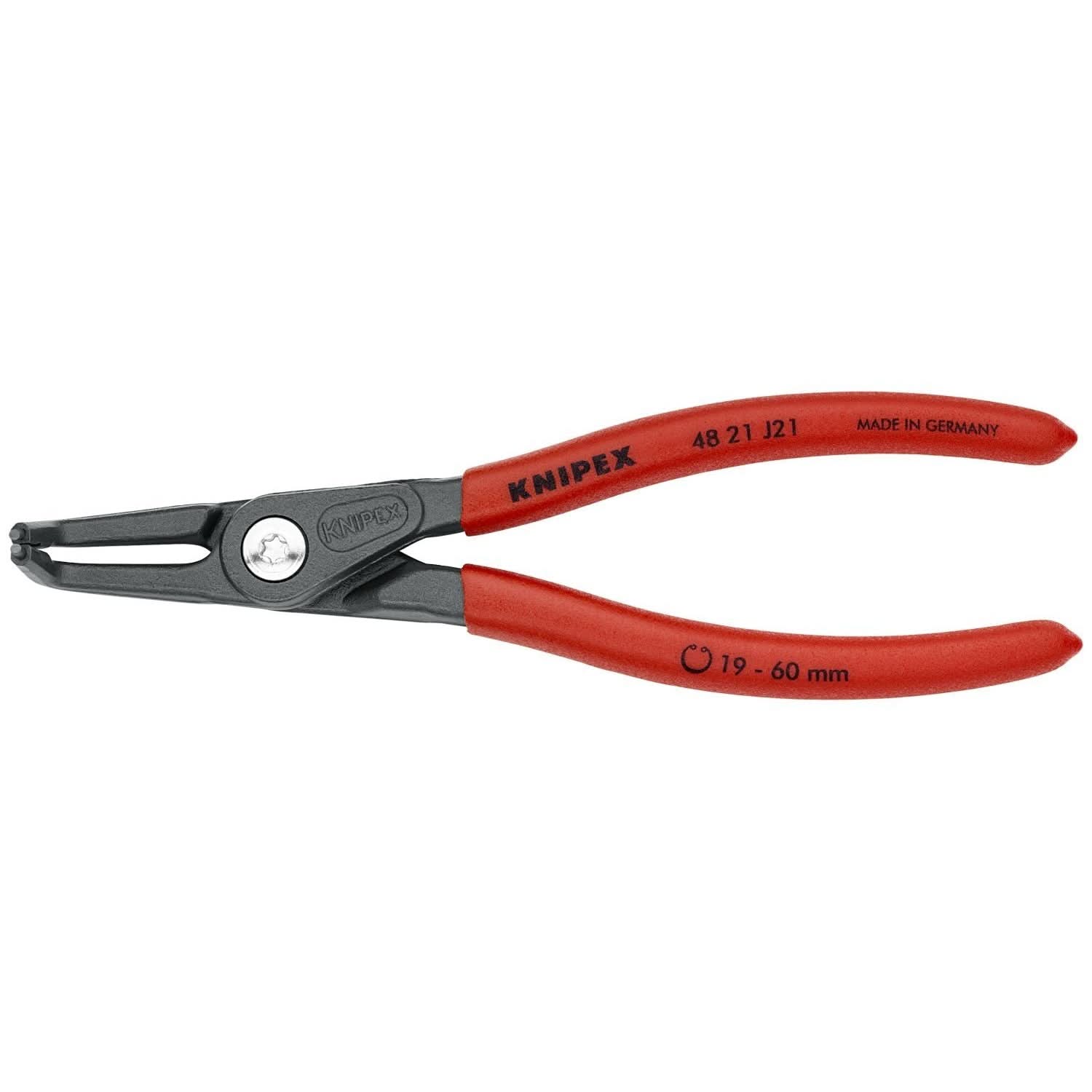 Knipex 48 21 J21 Internal 90&deg; Angled Precision Snap Ring Pliers - Image 1