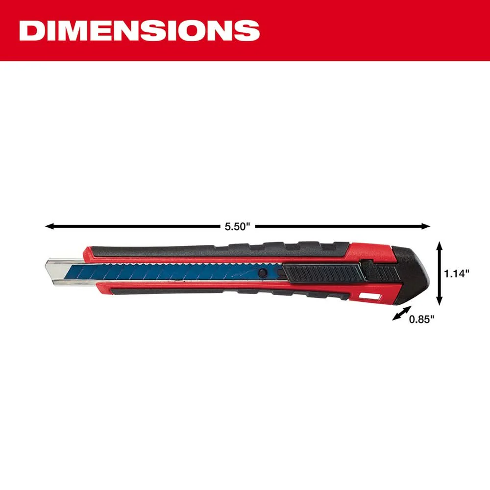 Milwaukee 48-22-1960 9Mm Snap Off Knife With Precision Cut Blade - Image 3