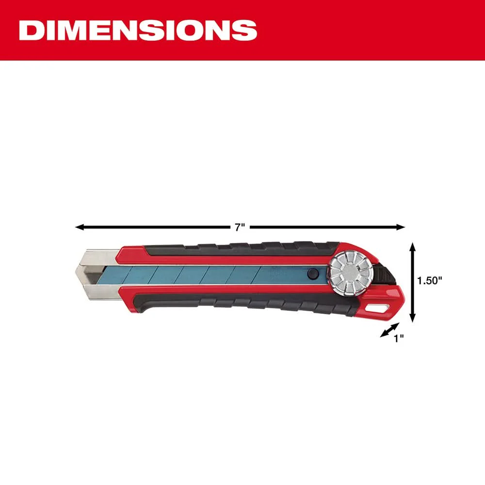 Milwaukee 48-22-1962  25mm Snap Off Knife with Metal Lock and Precision Cut Blade - Image 3
