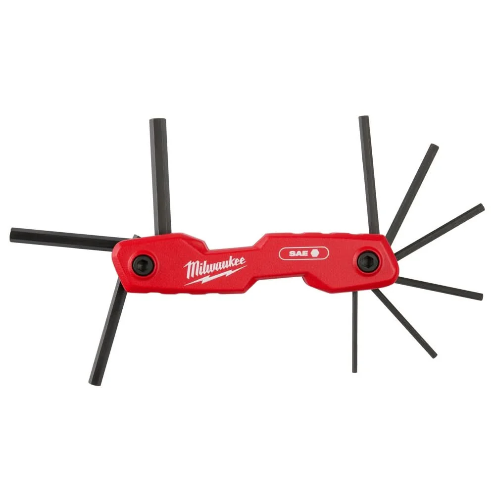 Milwaukee 48-22-2181 9-Key Folding Hex Key Set – SAE