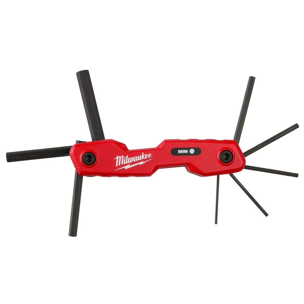 Milwaukee 48-22-2182 8-Key Folding Hex Key Set – Metric