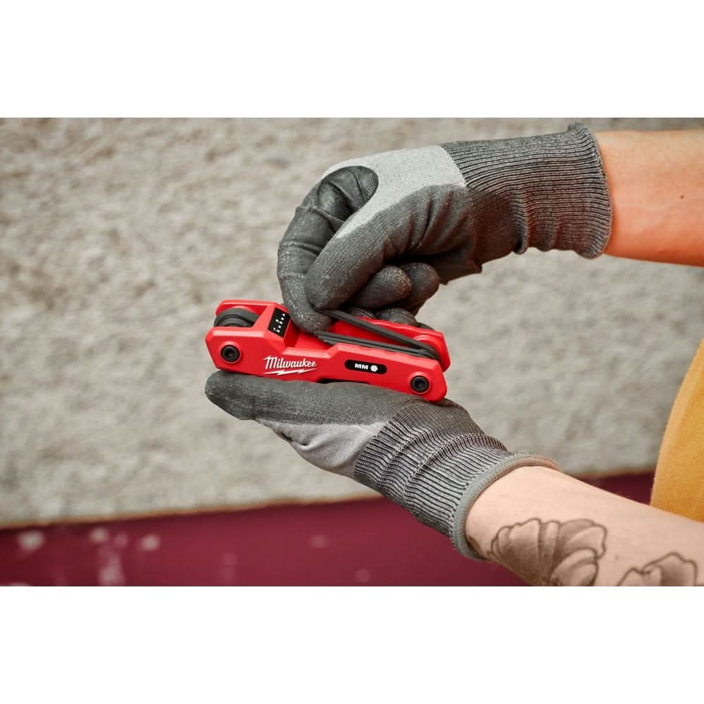 Milwaukee 48-22-2182 8-Key Folding Hex Key Set - Metric - Image 3