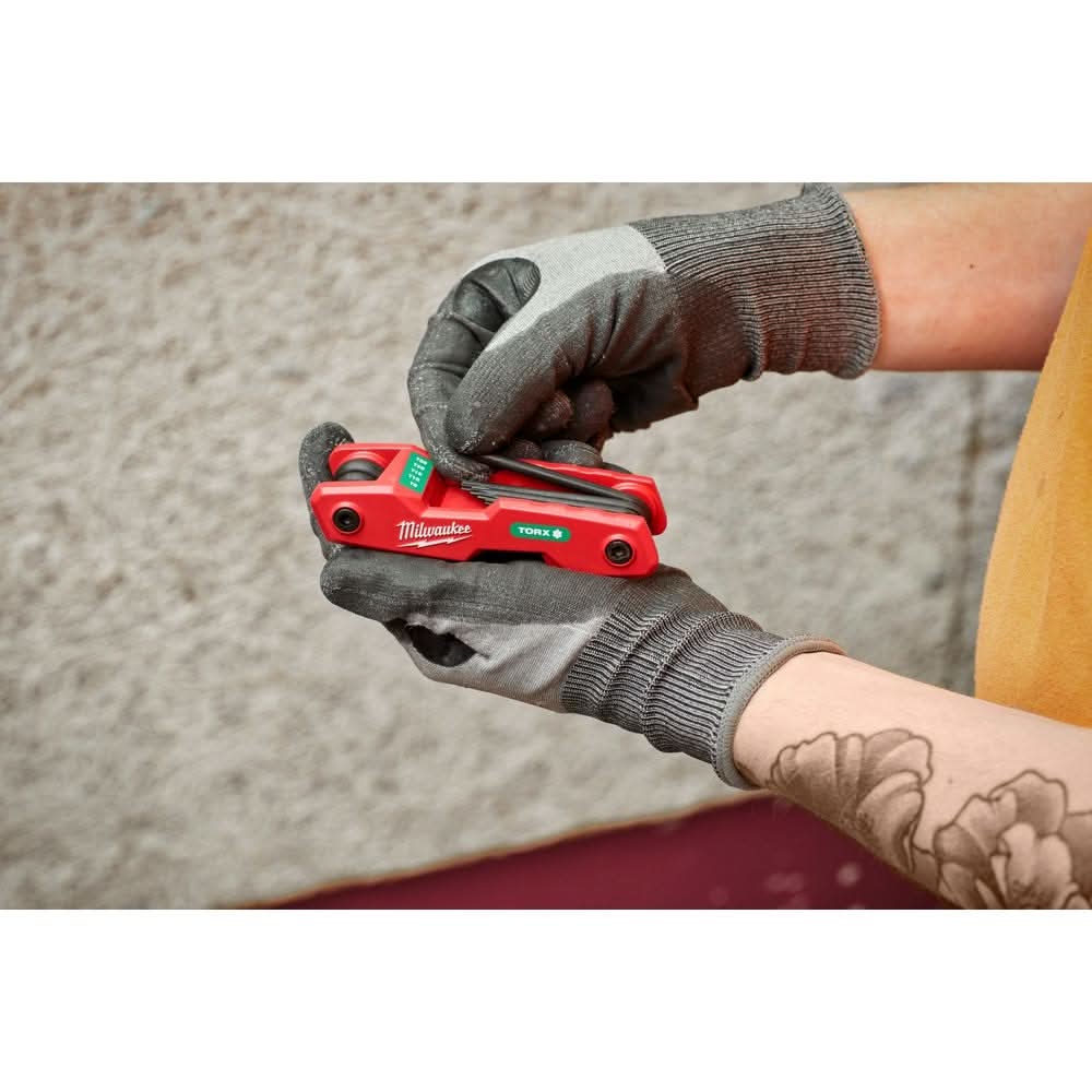 Milwaukee 48-22-2184 8-Key Folding Hex Key Set - Torx - Image 3