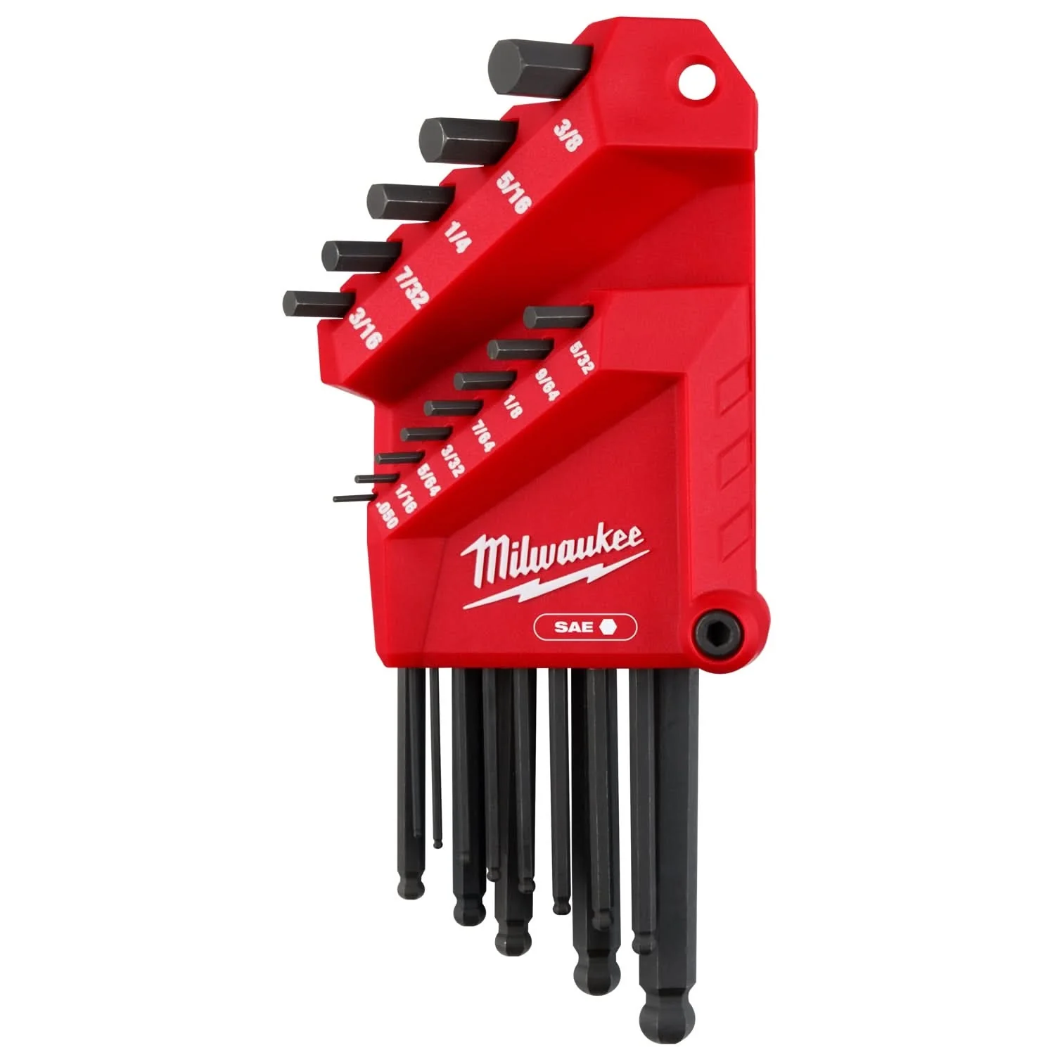 Milwaukee 48-22-2185 13-Key Ball End L-Key Set – SAE