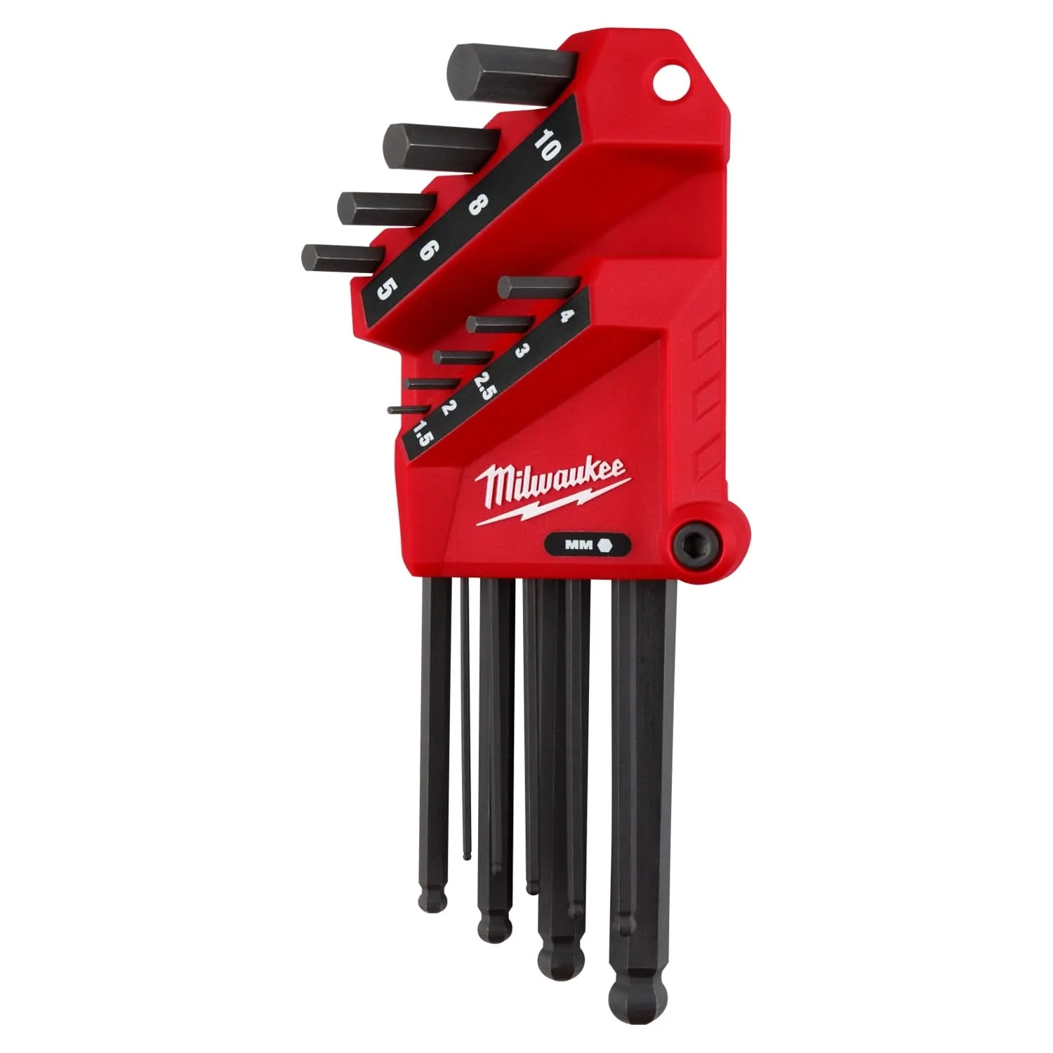 Milwaukee 48-22-2186 9-Key Ball End L-Key Set – Metric