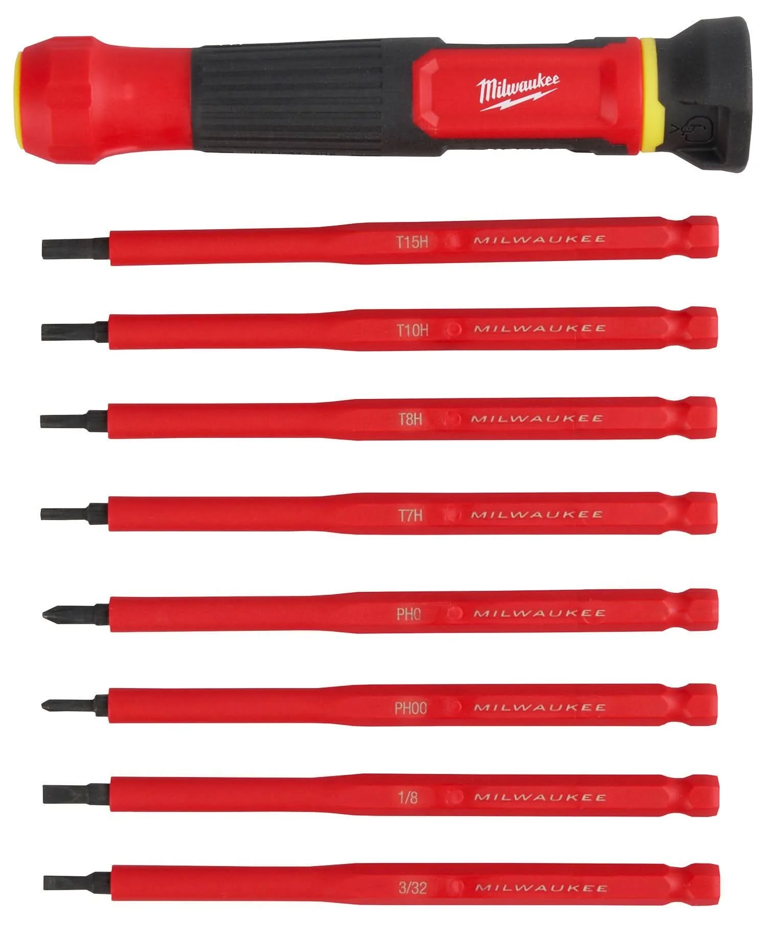 Milwaukee 48-22-2217 8-in-1 1000V Insulated Precision Multi-Bit Screwdriver - Image 2