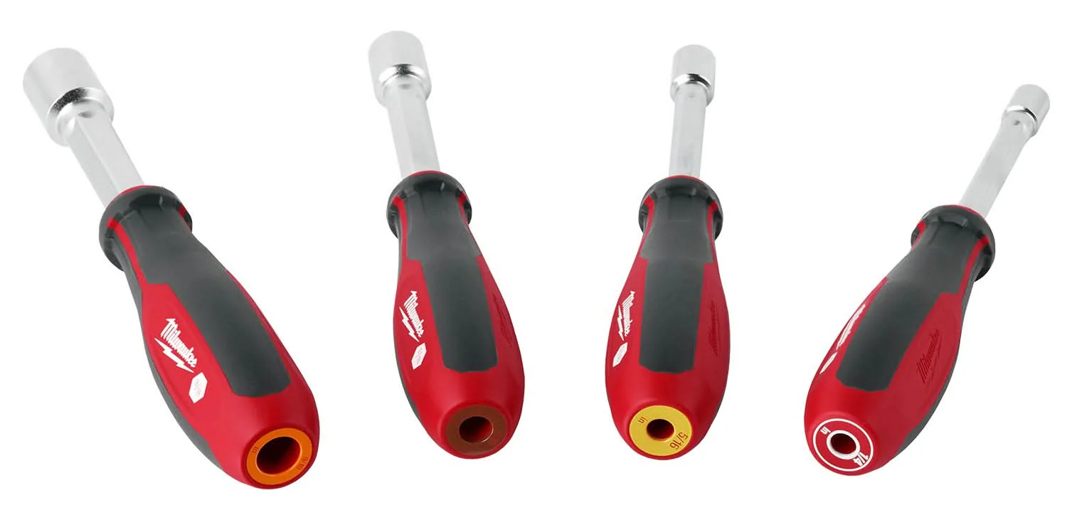 Milwaukee 48-22-2444 4pc SAE HOLLOWCORE Nut Driver Set - Image 3