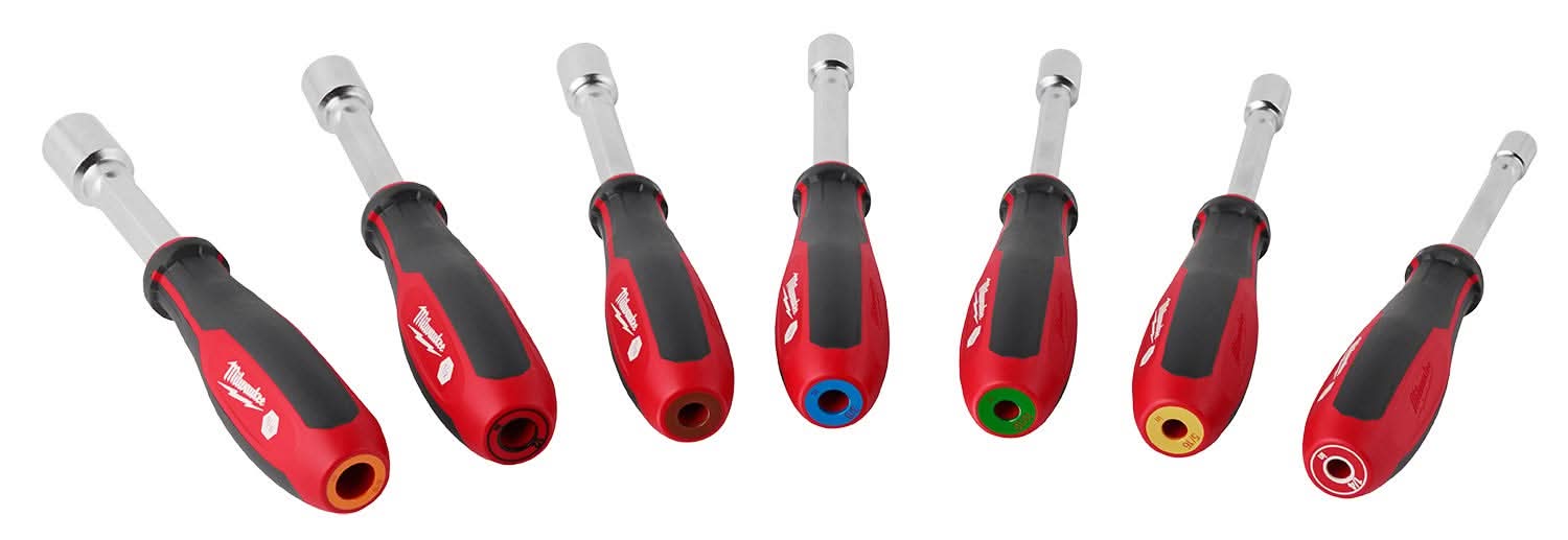 Milwaukee 48-22-2447 7pc SAE HOLLOWCORE Nut Driver Set - Image 3
