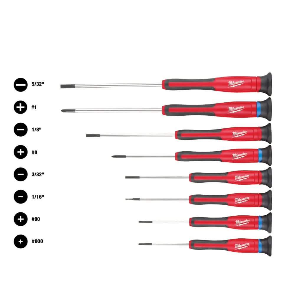 Milwaukee 48-22-2614 8PC Precision Screwdriver - Image 1