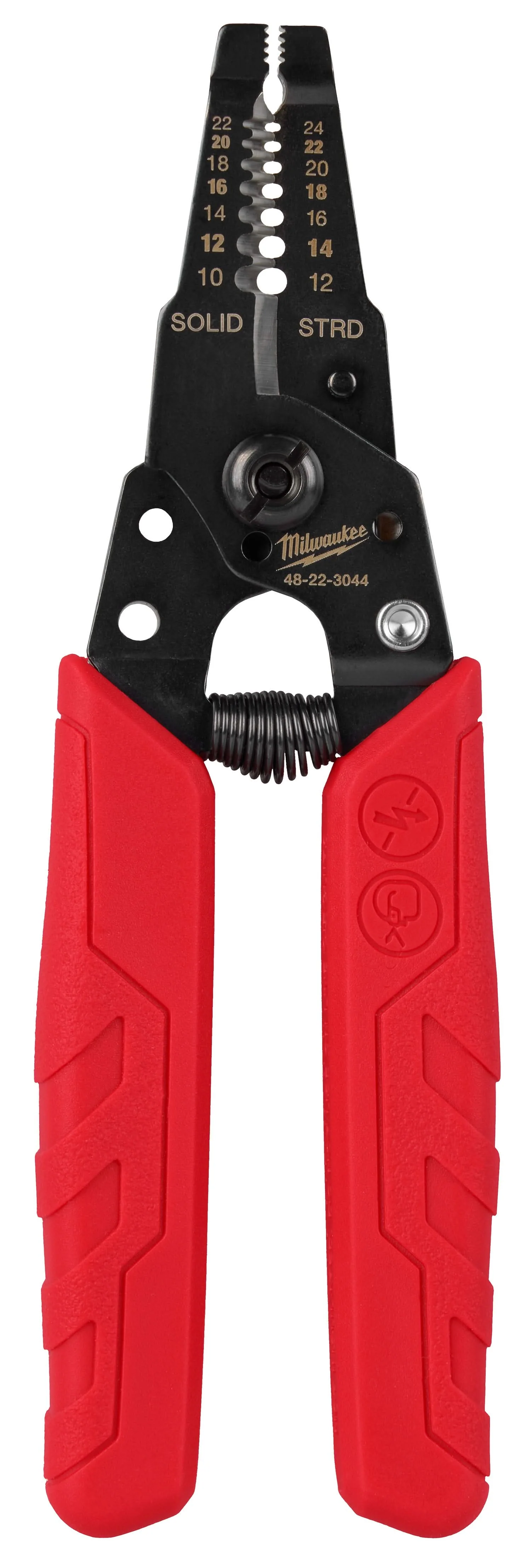 Milwaukee 48-22-3044 10-24 AWG Compact Comfort Grip Wire Stripper & Cutter - Image 2