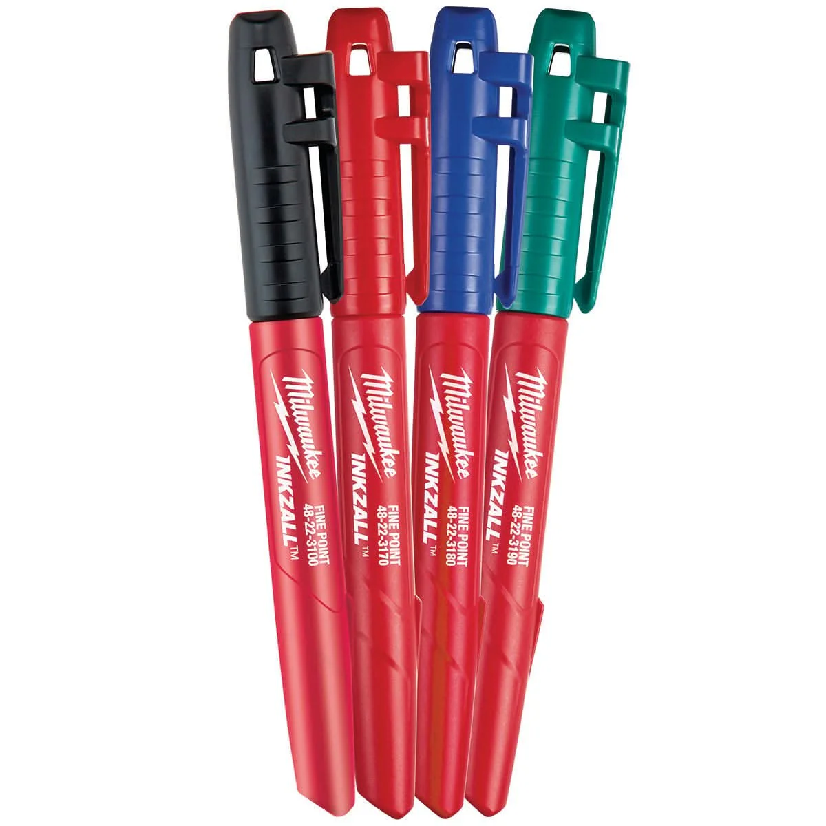Milwaukee 48-22-3106 4PK Fine Point Colored Markers - Image 3