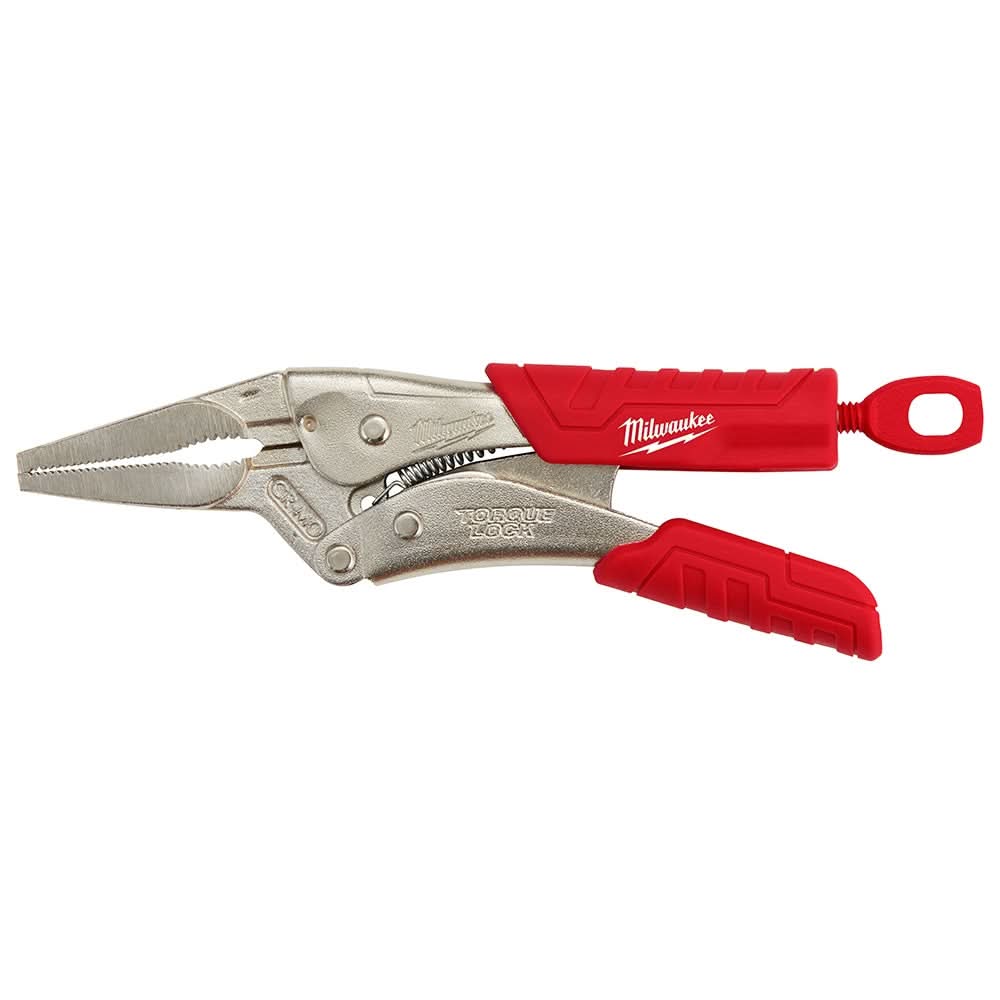 Milwaukee 48-22-3406 6" TORQUE LOCK Long Nose Locking Pliers with Durable Grip - Image 1