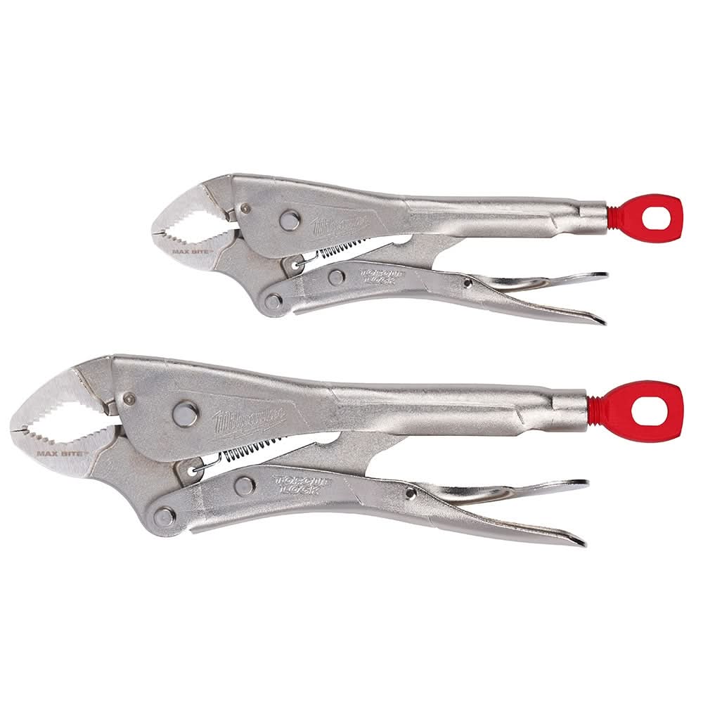Milwaukee 2 Piece 7" & 10" TORQUE LOCK MAXBITE Locking Pliers Set - Image 1