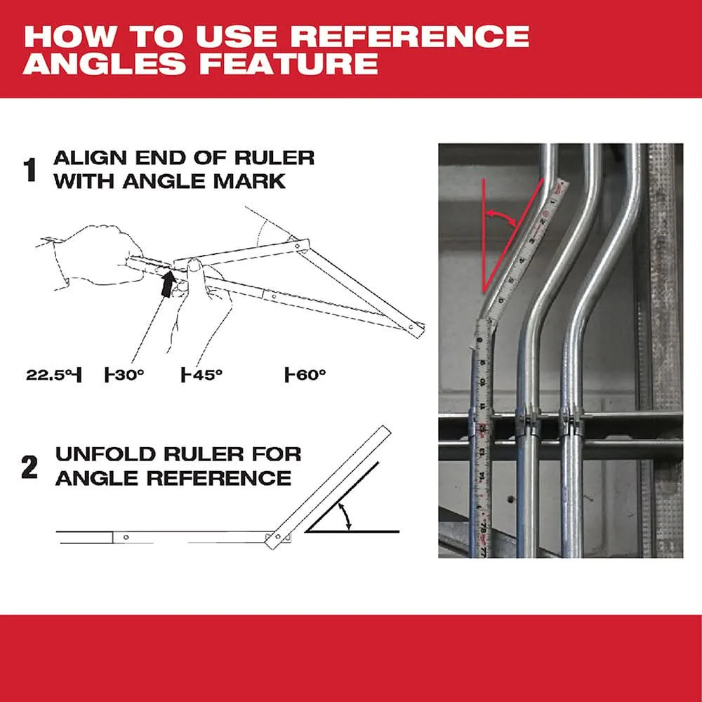 Milwaukee 48-22-3801 Composite Folding Rule - Image 3