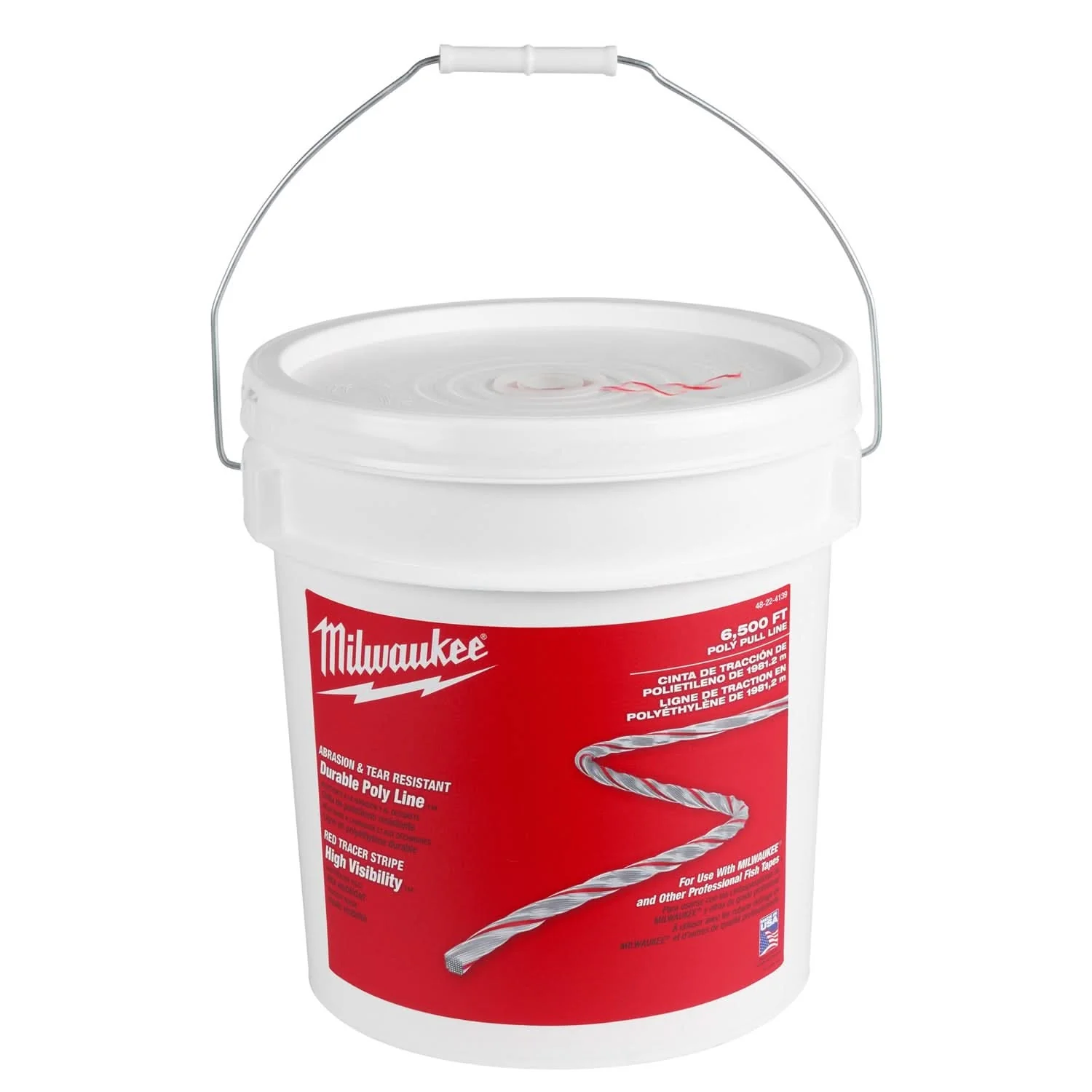 Milwaukee 48-22-4139 6500′ Poly Pull Line