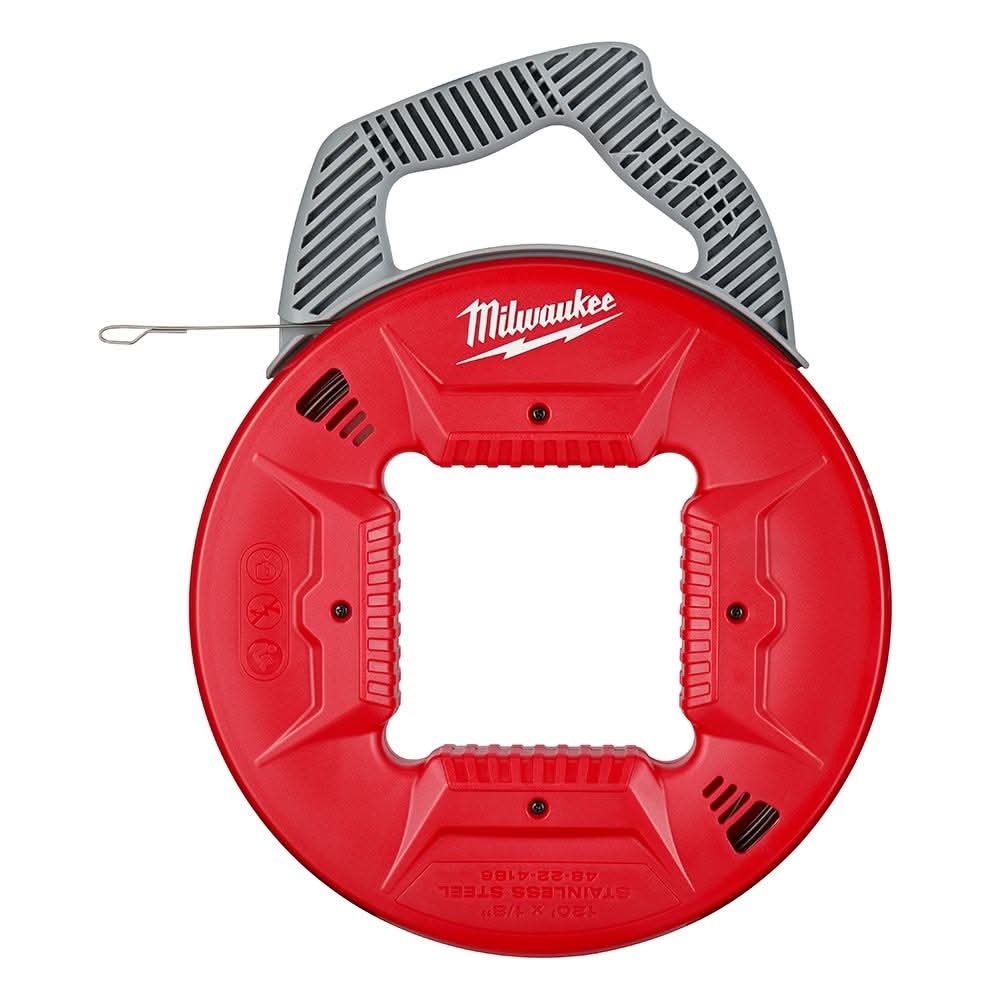 Milwaukee 48-22-4186 120-ft. 1/8-in. Stainless Steel Fish Tape - Image 2