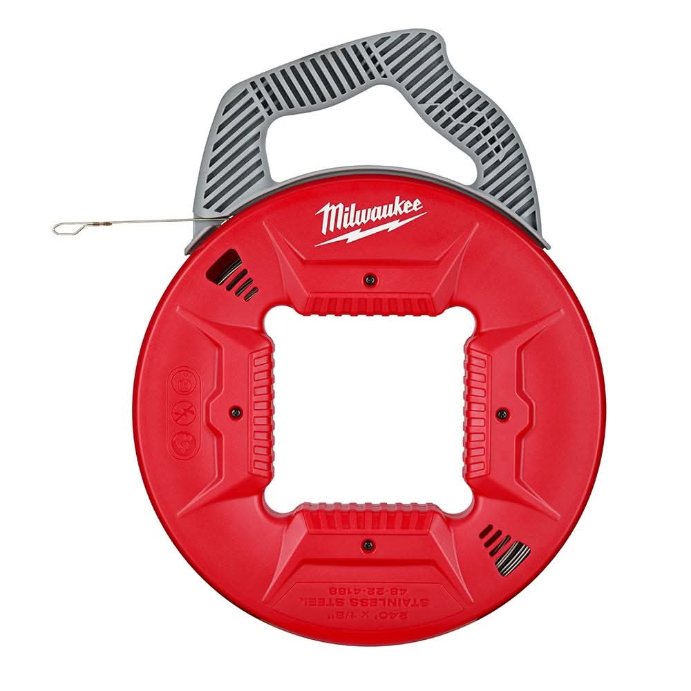 Milwaukee 48-22-4188 240-ft. 1/8-in. Stainless Steel Fish Tape - Image 2