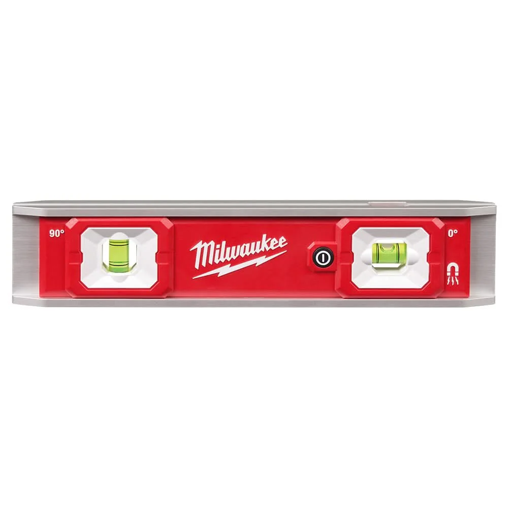 Milwaukee 48-22-5105 9″ Torpedo Level with Lighted Vials