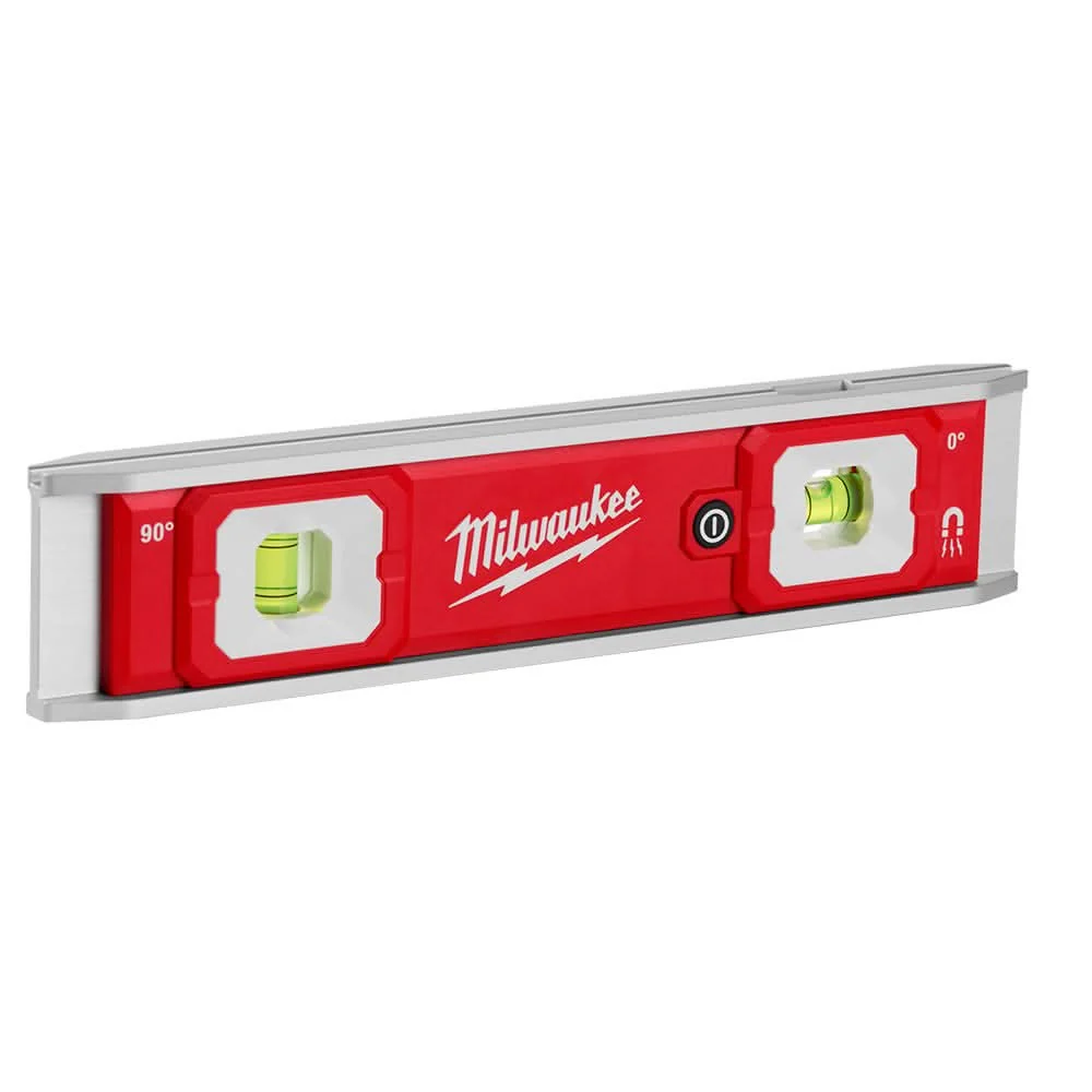 Milwaukee 48-22-5105 9" Torpedo Level with Lighted Vials - Image 3