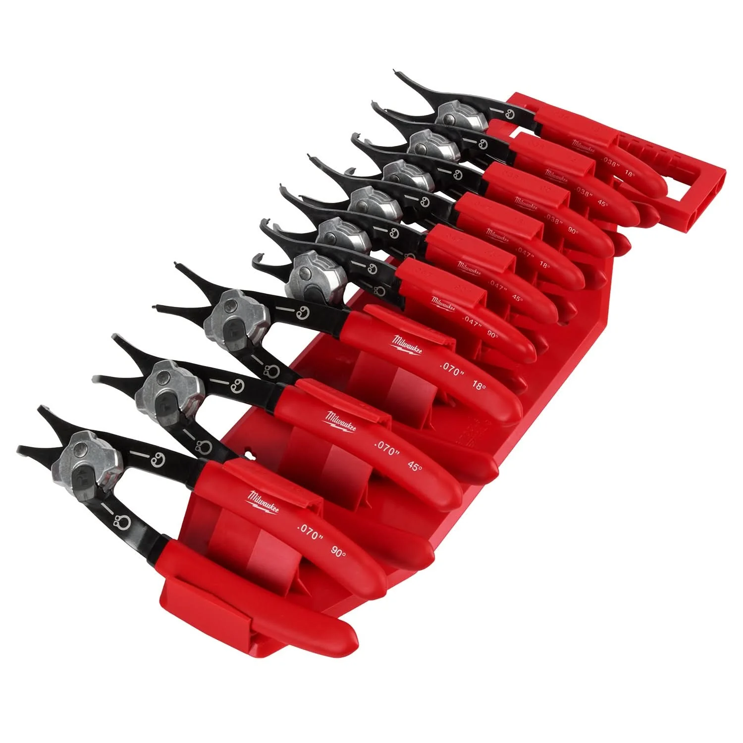 Milwaukee 48-22-6539 9PC SNAP RING PLIERS SET - Image 1