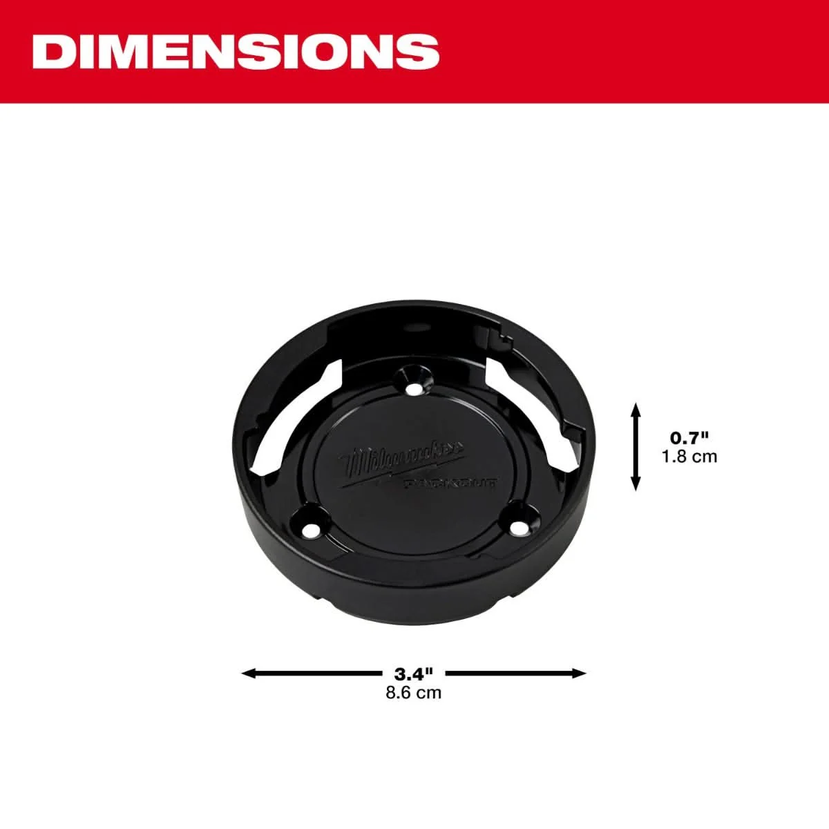Milwaukee 48-22-8399 PACKOUT Twist to Lock Mount, 3-Pack - Image 3
