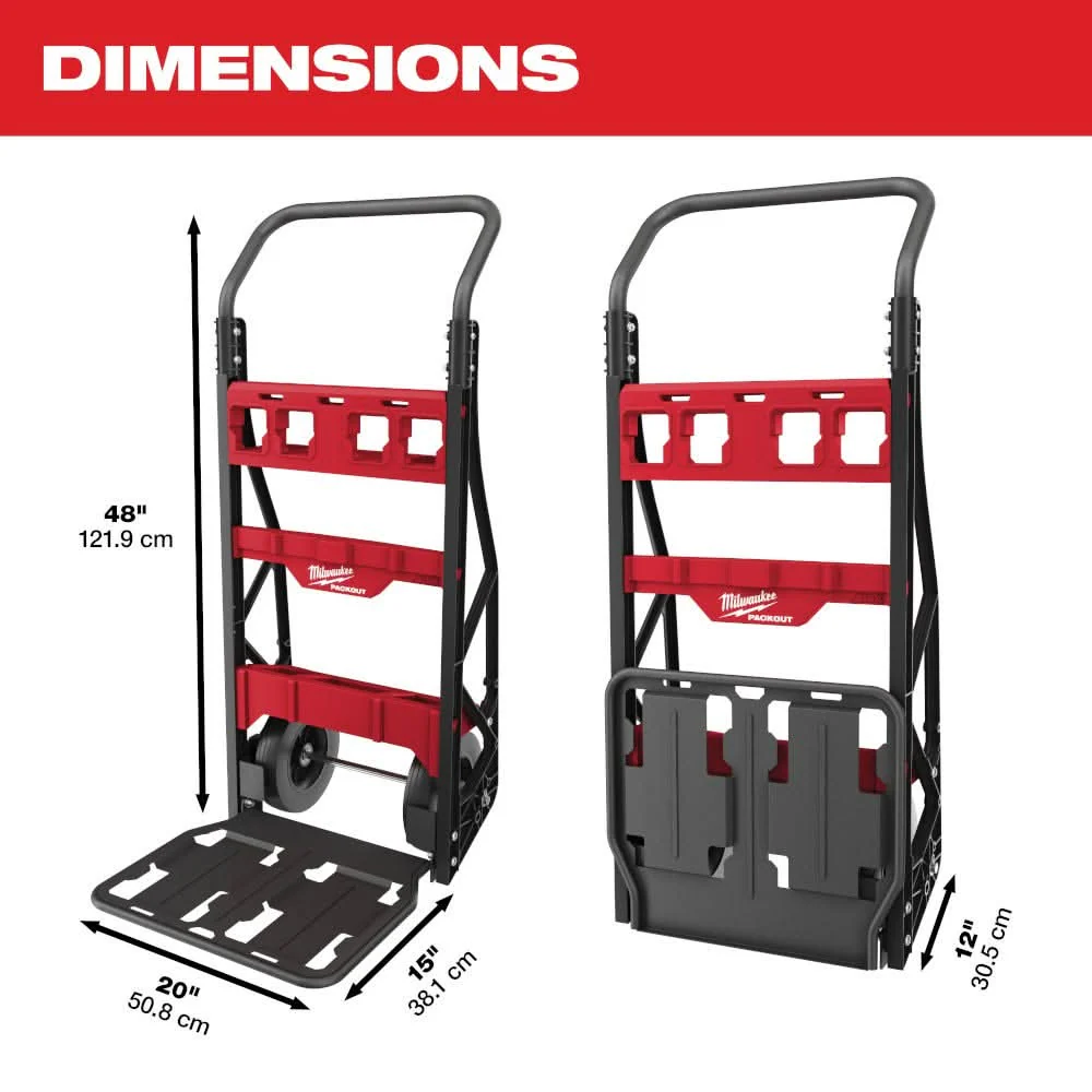 Milwaukee 48-22-8415 PACKOUT 2-Wheel Cart - Image 3