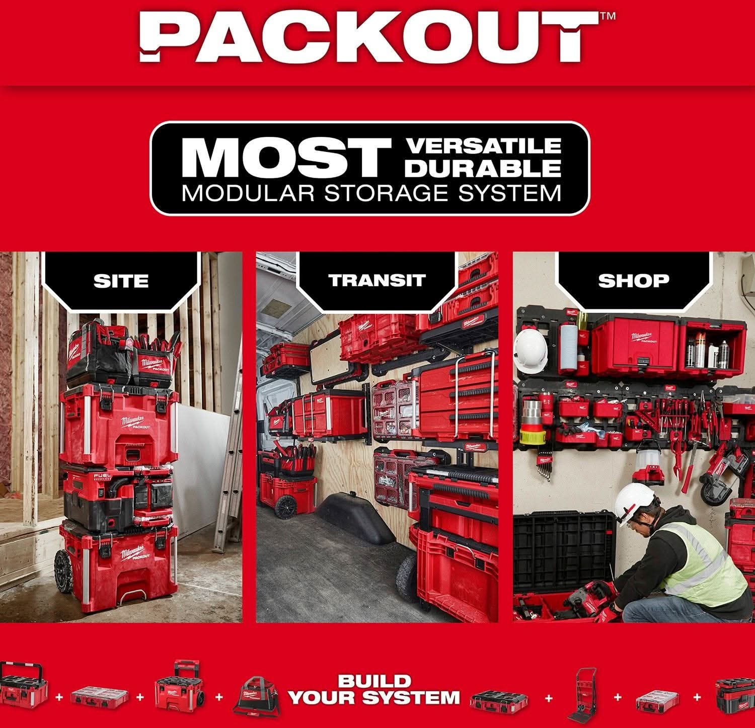 Milwaukee 48-22-8445 PACKOUT Cabinet - Image 2