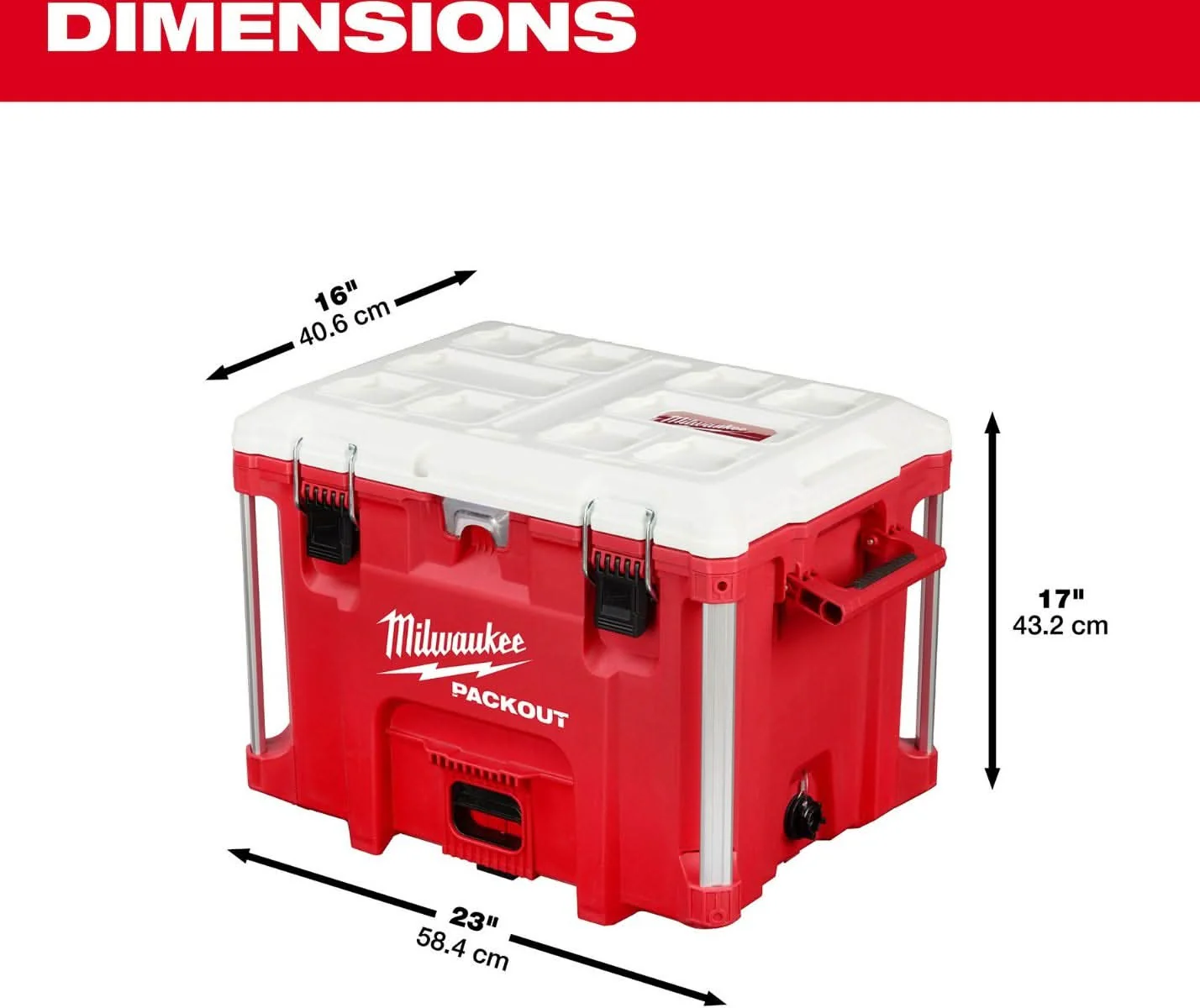 Milwaukee 48-22-8462 PACKOUT 40-Quart XL Cooler - Image 2
