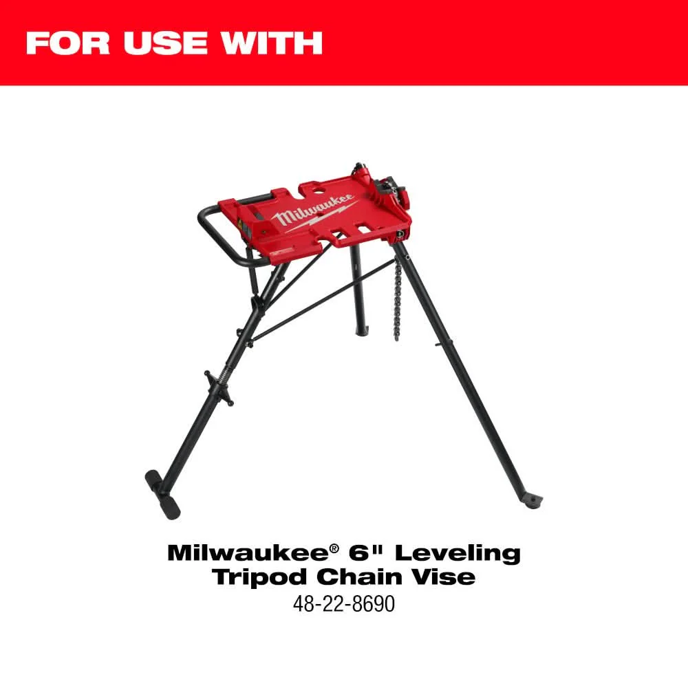 Milwaukee 48-22-8696 PVC Coated Pipe Jaw for 6-in Leveling Tripod Chain Vise - Image 2