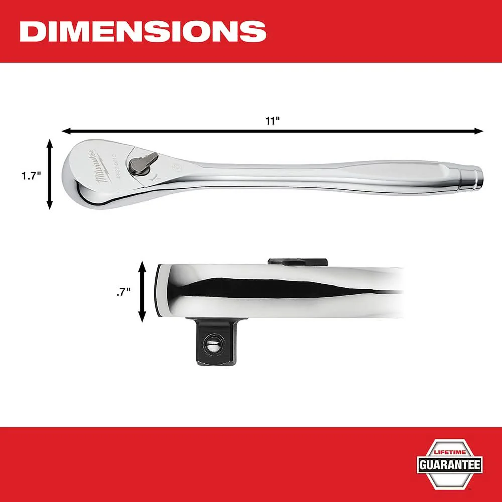 Milwaukee 48-22-9012 1/2" Drive Ratchet - Image 3