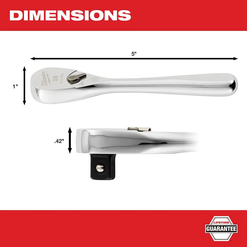 Milwaukee 48-22-9036 3/8-Inch Drive 5-Inch Ratchet - Image 3