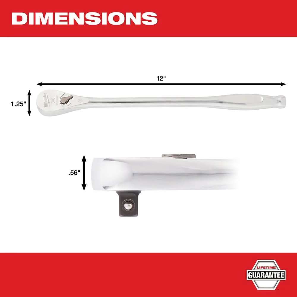 Milwaukee 48-22-9037 3/8-Inch Drive 12-Inch Ratchet - Image 3
