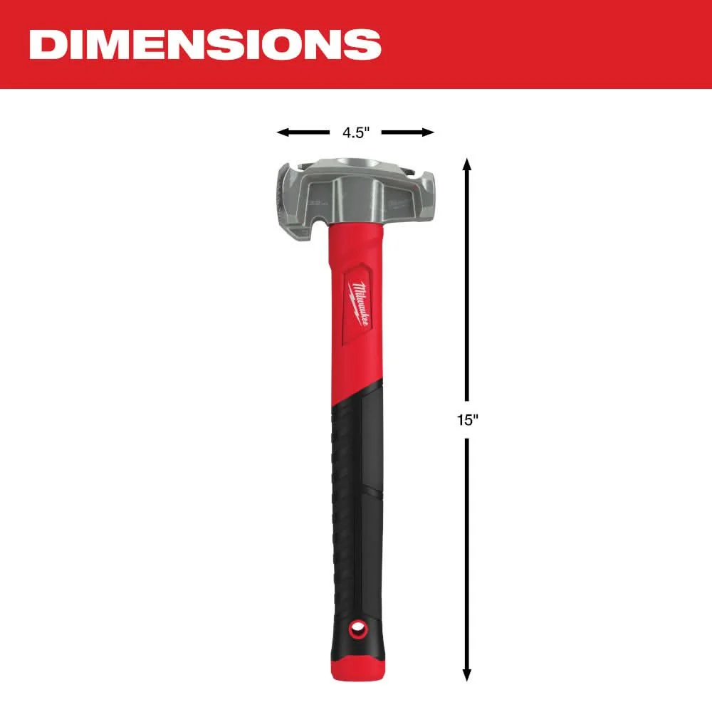 Milwaukee 48-22-9040 4in1 Lineman's Hammer - Image 3
