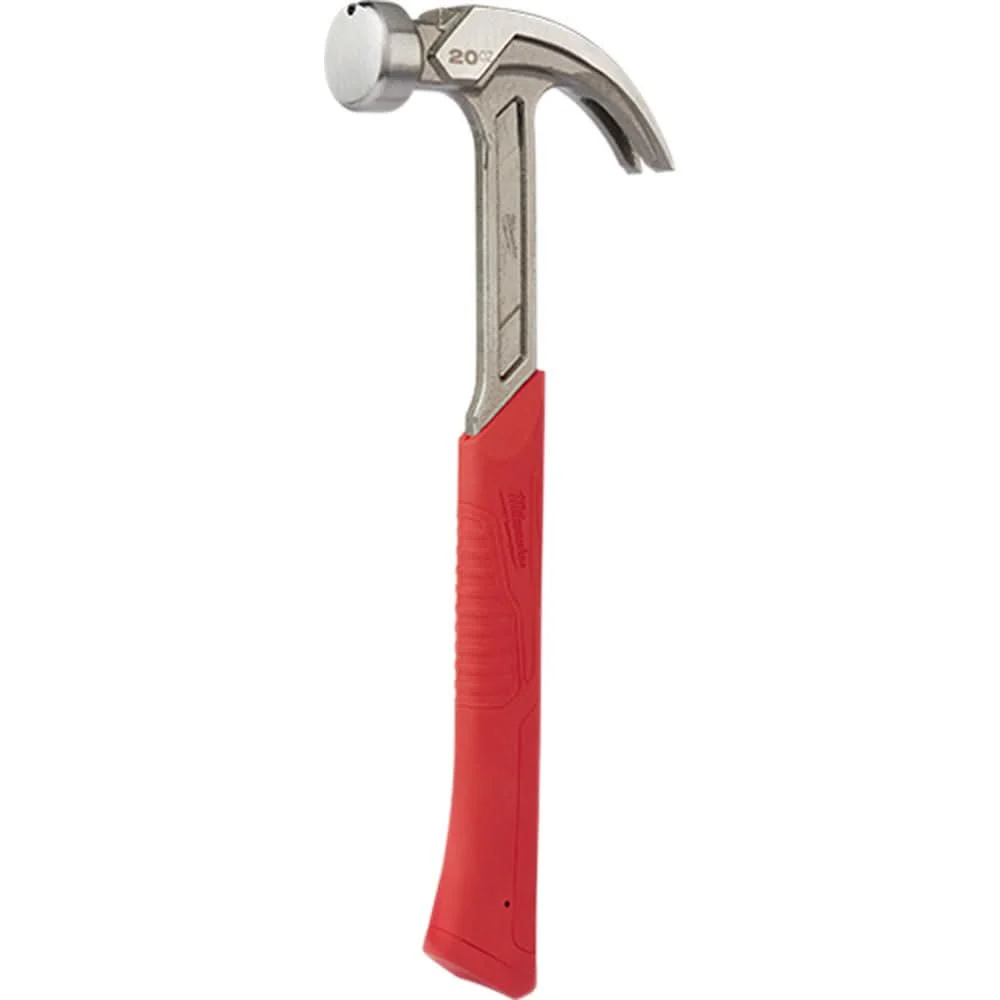 Milwaukee 20oz Curved Claw Smooth Face Hammer - Image 2