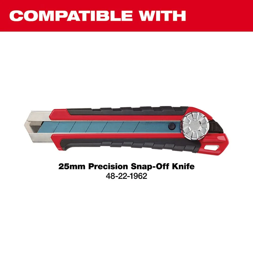 Milwaukee 48-22-9125 25mm Precision Snap Blades-10 PK - Image 2