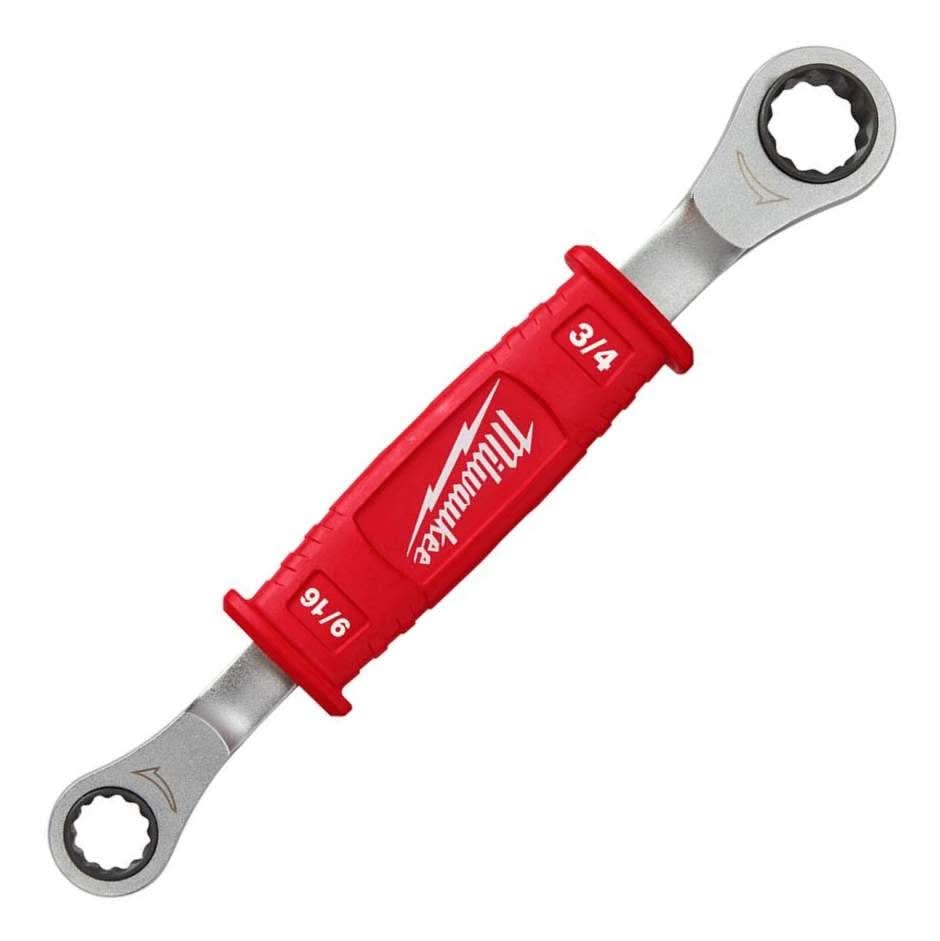Milwaukee 48-22-9211 Linemanâ€™s 2-in-1 Insulated Ratcheting Box Wrench (PROMO) - Image 1