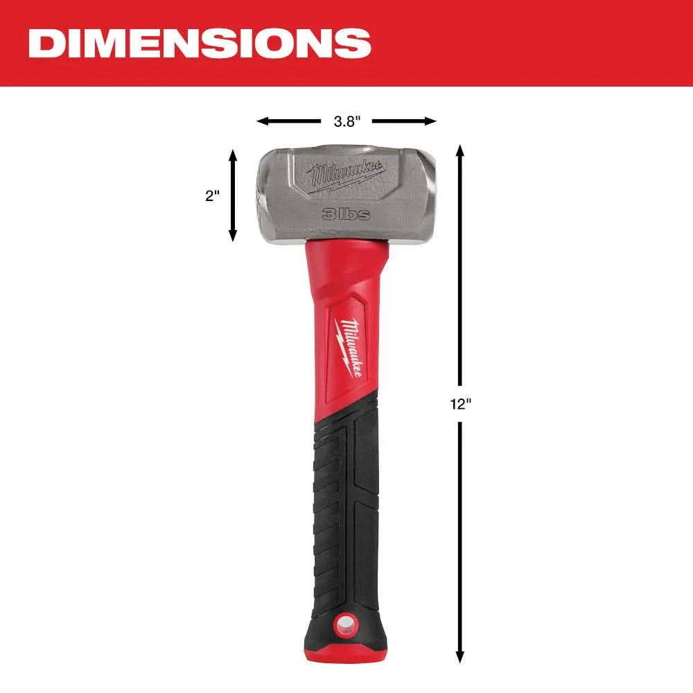 Milwaukee 48-22-9310 3Lb Fiberglass Drilling Hammer - Image 3