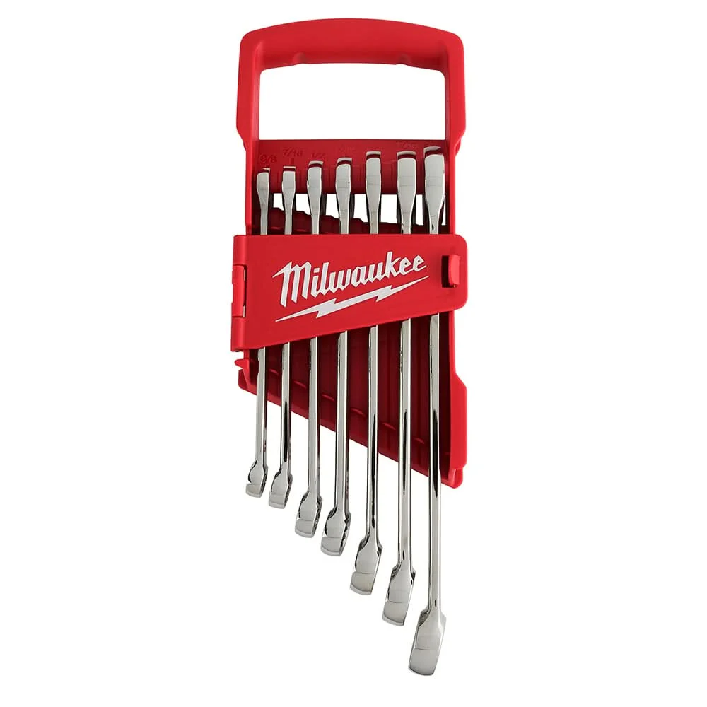Milwaukee 48-22-9407 7-Piece  Combination Wrench Set - SAE - Image 1