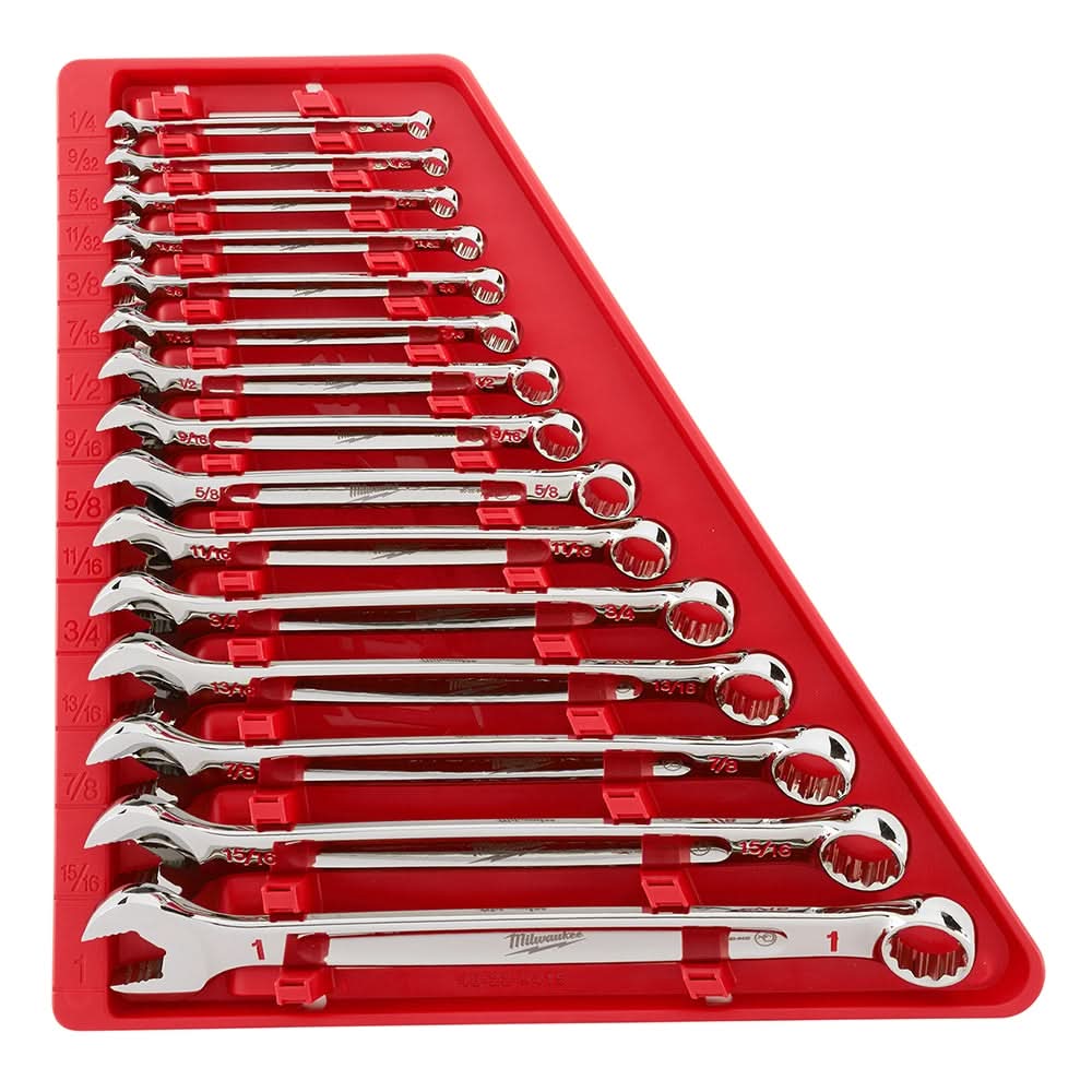 Milwaukee 48-22-9415 15-Piece  Combination Wrench Set - SAE - Image 1