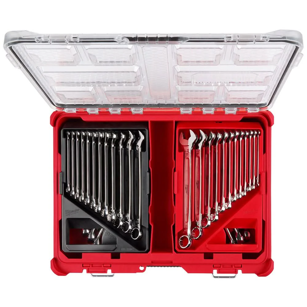Milwaukee 48-22-9485 30pc Metric & SAE Combination Wrench Set with PACKOUT Organizer - Image 3