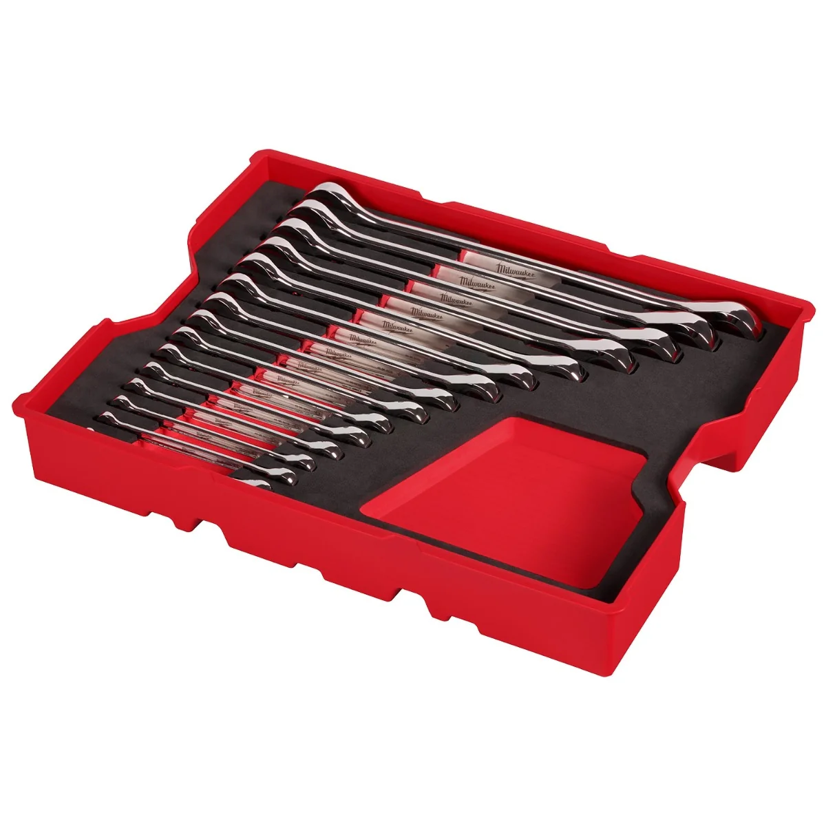 Milwaukee 48-22-9492 60-Piece Metric & SAE Combination Wrench Set with PACKOUT 4-Drawer Tool Box - Image 2