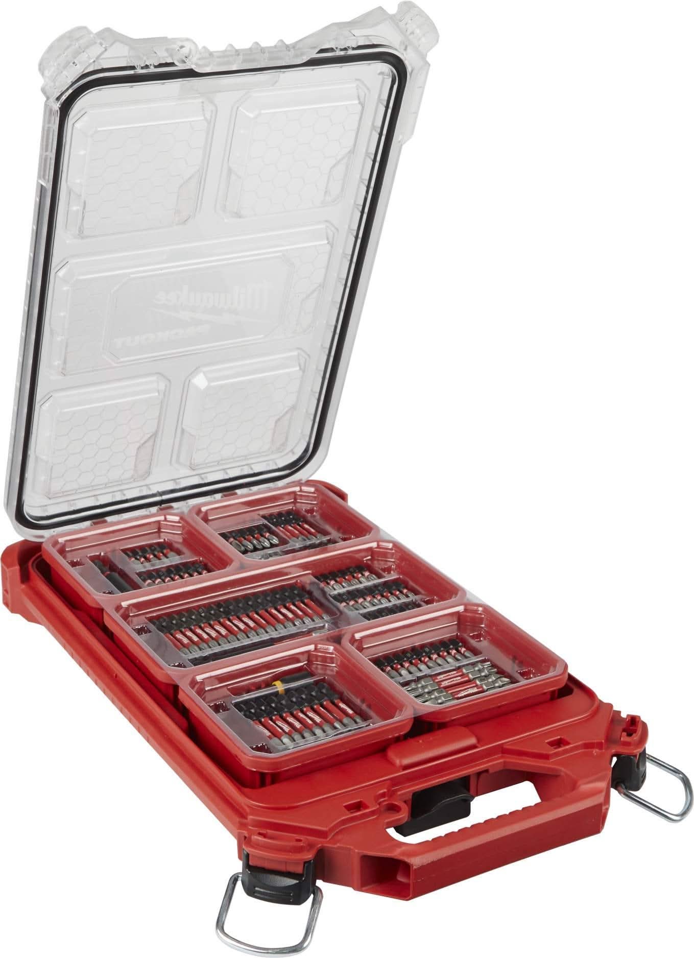 Milwaukee 3697-22 M18 FUEL Gen4 1/2-in. Hammer Drill and 1/4-in. Hex Impact Driver Combo Kit with PACKOUT Organizer + SHOCKWAVE 100-Piece Impact Bit Set - Image 3