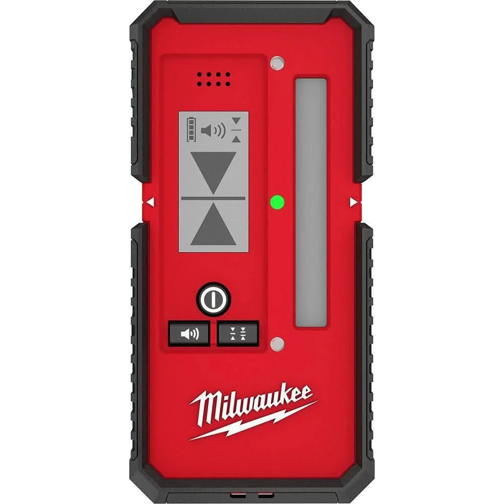 M12 12-Volt Lithium-Ion Cordless Green 125 ft. Cross Line and Plumb Points Laser Level with Laser Detector - Image 1