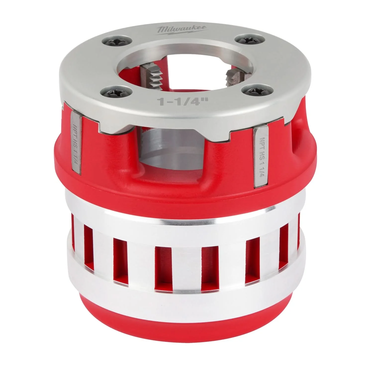 Milwaukee 48-36-1010 1-1/4″ High Speed NPT Forged Aluminum Die Head