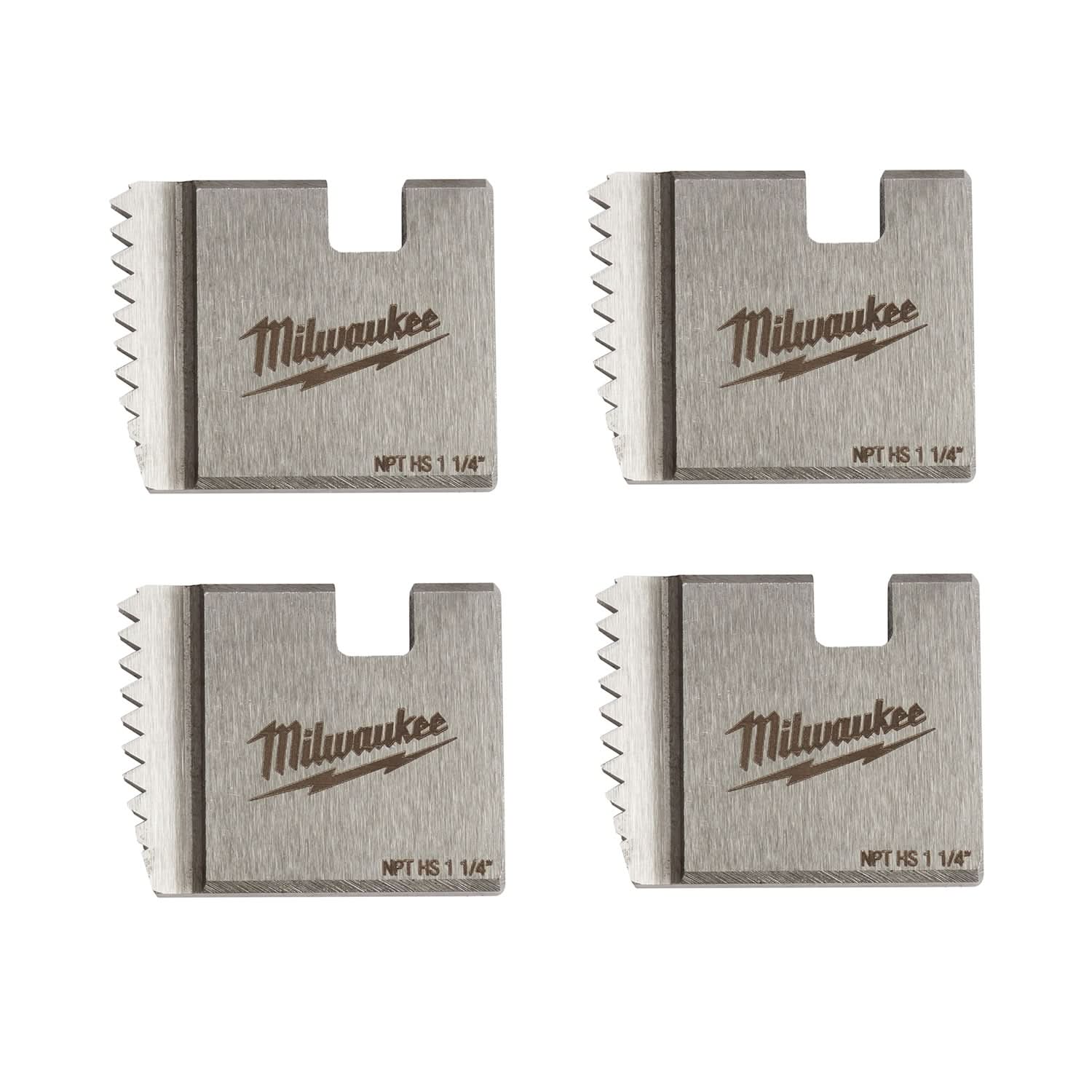Milwaukee 48-36-1110 1-1/4" High Speed NPT Portable Pipe Dies - Image 1