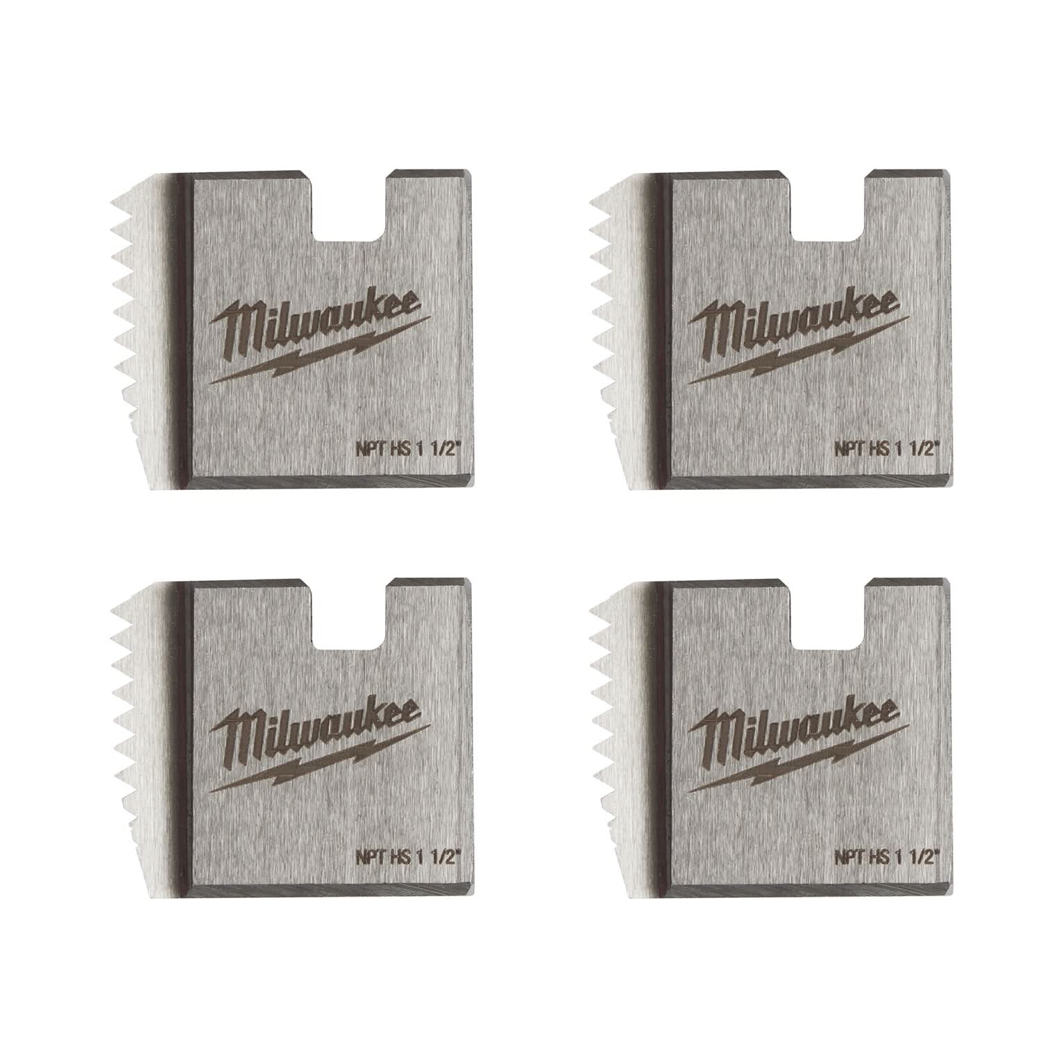 Milwaukee 48-36-1111 1-1/2" High Speed NPT Portable Pipe Dies - Image 1