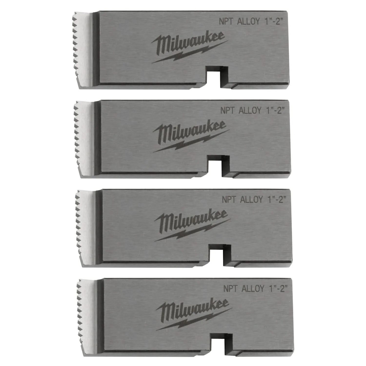 Milwaukee 48-36-1202 Milwaukee 1″-2″ ALLOY NPT Universal Pipe Threading Dies
