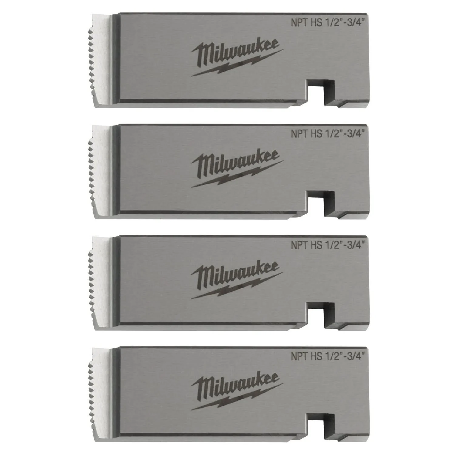 Milwaukee 48-36-1203 Milwaukee 1/2″-3/4″ HIGH SPEED NPT Universal Pipe Threading Dies