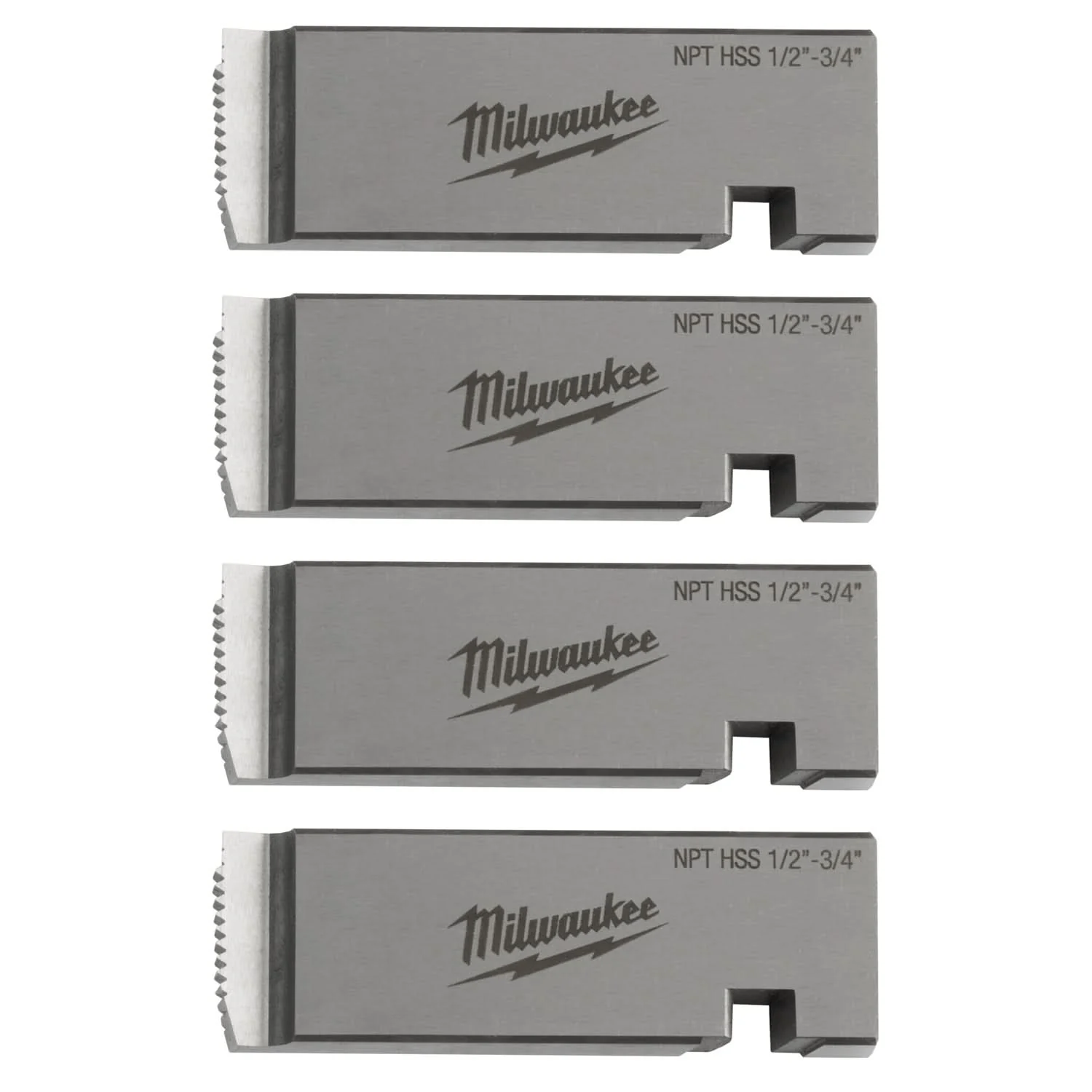 Milwaukee 48-36-1205 Milwaukee 1/2″-3/4″ HIGH SPEED FOR STAINLESS NPT Universal Pipe Threading Dies